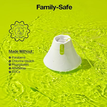 In-Tank Toilet Cleaner Bottle, Automatic Toilet Bowl Cleaners for Hard Water Stains, Septic System Friendly, Long Lasting Up to 180 Days / 1000+ Flushes