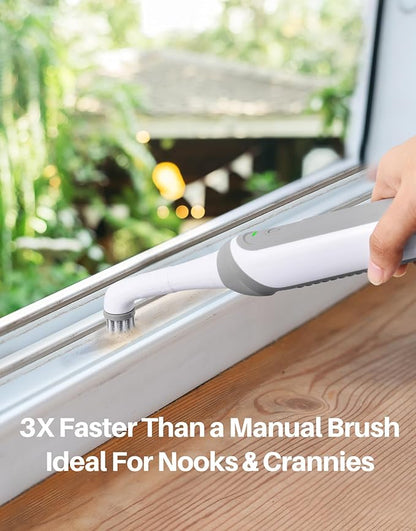 kHelfer KH6A Replacement Grout Brush, Small Cordless Grout Cleaning Brush with 5 Replacement Brushes for Tile, Bathroom, Crevice, Corners, Bathtub, Kitchen