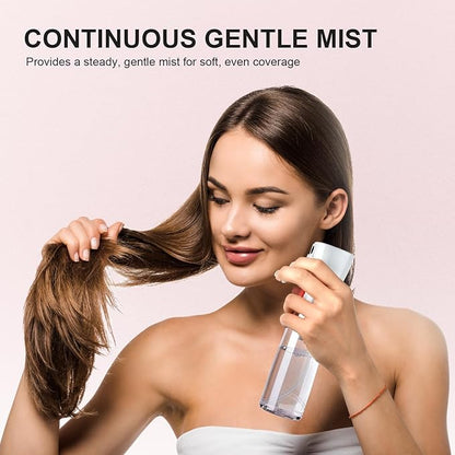 Continuous Spray Bottle for Hair – Fine Mist Water Mister, Empty Spray Bottles – Recycled Hair Misting Sprayer for Styling, Cleaning, Plants, Barbers, Salons & More – 2pk 6.1 OZ