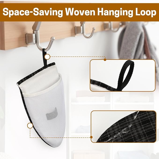 SWISSELITE Garment Steamer Ironing Glove - Heat Resistant Mitt for Clothes Steamer Handheld - Waterproof Board Pad with Finger Loop - Compatible with Automatic Ironing Machine