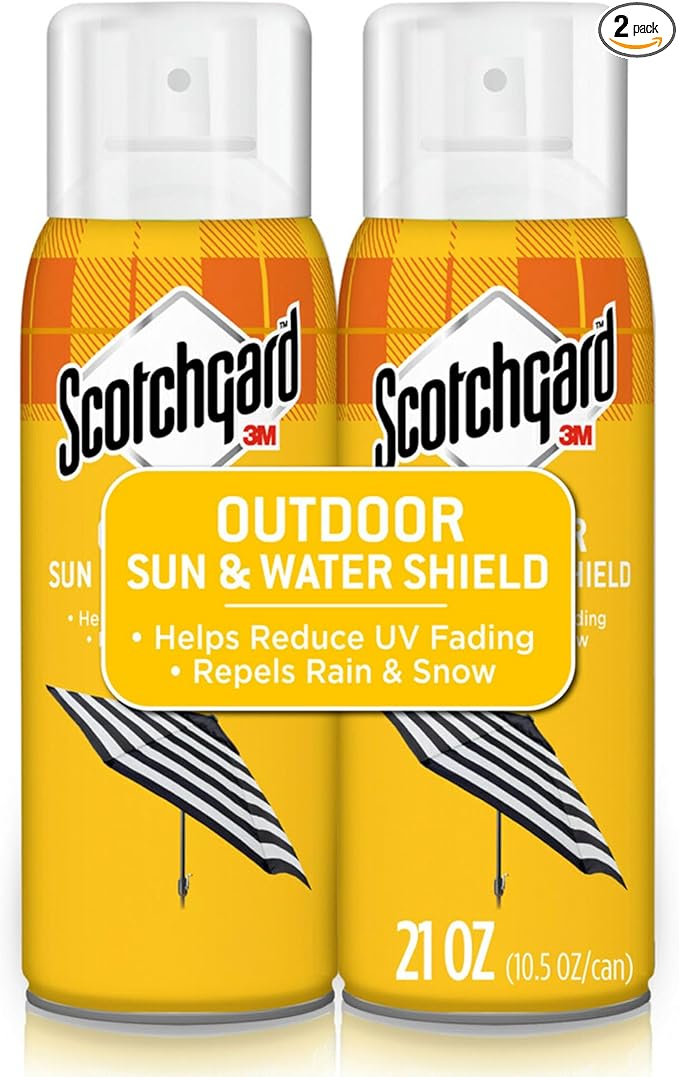 Scotchgard Sun and Water Shield, Repels Water, 10.5 Fluid Ounces (2 Cans)