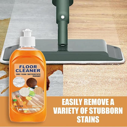 Floor Cleaner, Powerful Decontamination Floor Cleaner, Orange Floor Cleaner, Multipurpose Floor Cleaner Liquid for Wood Floor, Ceramic Tile (1PC)