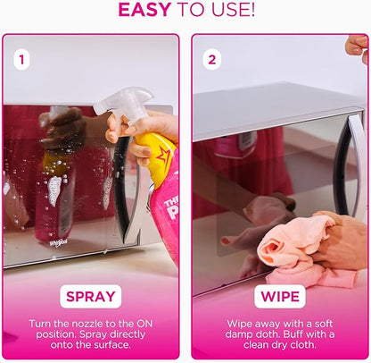 The Pink Stuff Miracle Multi-Purpose Cleaner Spray, 30 fl oz – Now 20% More! Powerful All-Purpose Cleaning Solution for Kitchens, Bathrooms, Floors & More – Cuts Through Grease & Grime (Pack of 3)