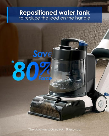 Tineco CARPET ONE Cruiser Smart Carpet Cleaner, Self-Cleaning and FlashDry, Deep Cleaning for Pet, Carpet and Upholstery, 167℉ PowerDry, 130W Powerful suction SmoothPower