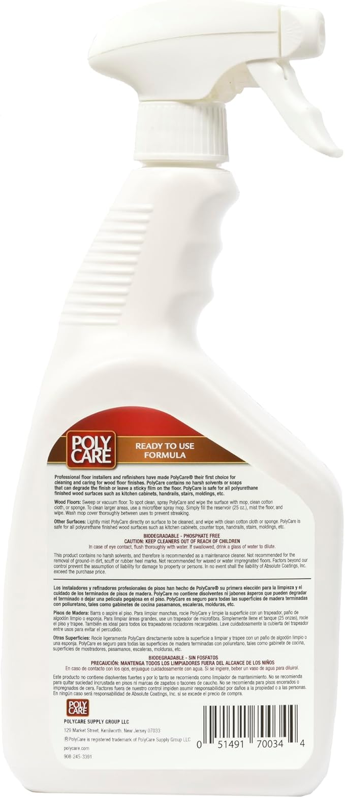 Hardwood Floor Cleaner Refill - 32 fl oz Spray (12 Pack) - Fresh- Refill for Spray Mops and Spray Bottles - Residue-Free Floor Cleaning Solution for Wood or Laminate Floors