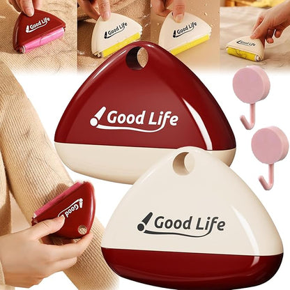 Good Life Lint Roller, Portable Washable Lint Roller, Washable Reusable Lints Rollers for Pet Hair Extra Sticky, Lints Remover for Clothes, Travel, Fur, Hair, Dust, Thread, Grime & Pet Hair (2pcs)