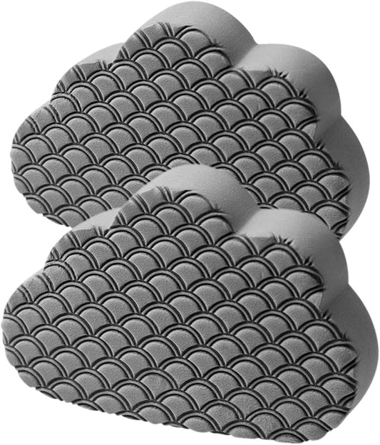 2pcs Kitchen Sponge Scrubbers Cloud Shape Pot Scrubber and Mirror Cleaner for Bathroom and Cookware Cleaning Home Washing Tool