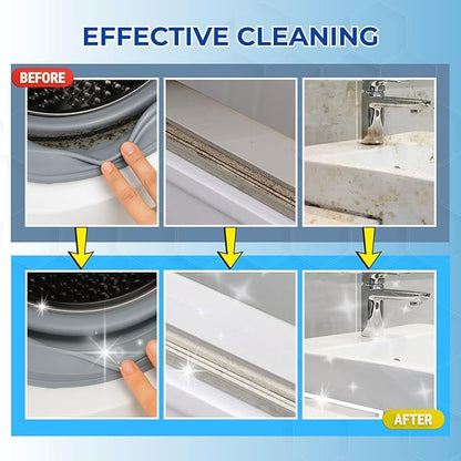 Mold Stain Remover Gel 8 Fl Oz, Household Grout Surface Cleaner, Cleaning Gel for Washing Machine, Refrigerator Strips, Tiles, Bathroom Kitchen Sinks, Damp Areas