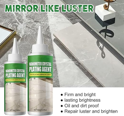2 Pack Marble Nano Crystal-Plating Agent, Stone Crystal Plating Agent, Nano Crystal Plating Agent for Kitchen, Plastic Crystal Plating Agent