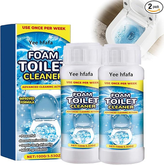 2PCS Foam Toilet Cleaner, 2025 New Toilet Bowl Cleaners, Advanced Bathroom Cleaner for Home, Powerful Instant Cleaneing for Toilets