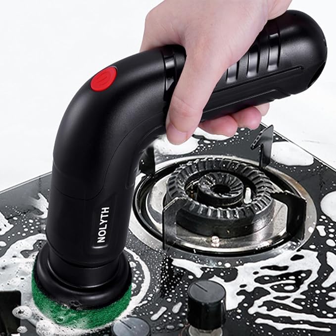 Electric Spin Scrubber Brush Heads Set for NOLYTH Power Spin Scrubber, 6 Pack Replaceable Brush Heads for Cleaning Corners Grout Stain on Stove, Sinks, Tubs, Tiles, Bathroom, Kitchen etc