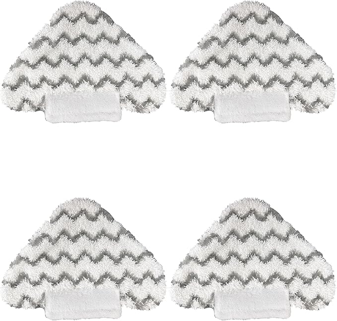 4 Pack Steaming Mop Replacement Pads Triangle for Shark Lift-Away Genius S3973 S3973D S5003D S6001 S6002 3973WM S5002 Steam Pocket Mop Series