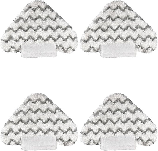 4 Pack Steaming Mop Replacement Pads Triangle for Shark Lift-Away Genius S3973 S3973D S5003D S6001 S6002 3973WM S5002 Steam Pocket Mop Series