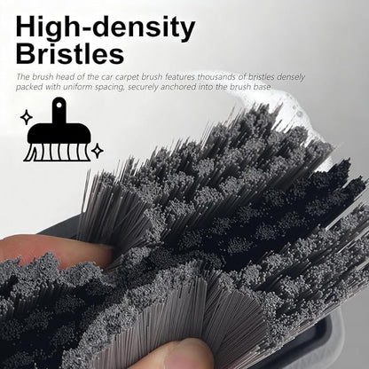 2026 New Car Upholstery Brush for Cleaning,Portable Car Carpet Brush with Dense Bristle & Non-Slip Handle,Multi-Purpose Upholstery Cleaner Brushes for Cars Trucks SUVs Interior