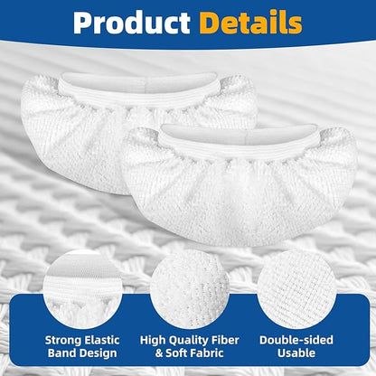 LOVECO 10 Pack Universal Microfiber Cloths for Handheld Steam Cleaner - Compatible with Bissell Steam Shot, Comforday, PurSteam, Wagner, etc - Reusable Washable Microfiber Rags