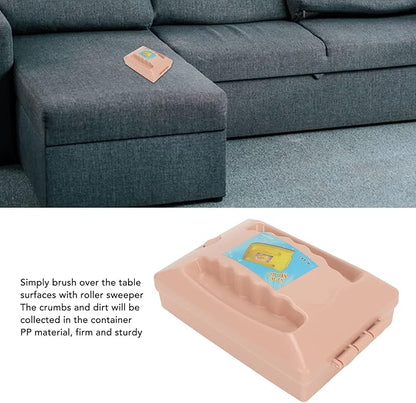 Carpet Sofa Sweeper, Double Roller Remove Debris Table Sweeper Cleansing Manual Sweeping Brush for Desktop Bed Clothes Desktop Carpet Sofa