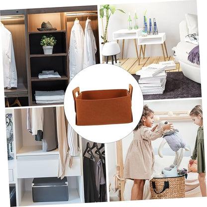 PRETYZOOM Foldable Storage Box for Laundry Rolling Clothes Basket Large Capacity Suitable for Nursery Bathroom Dorm Nursery and