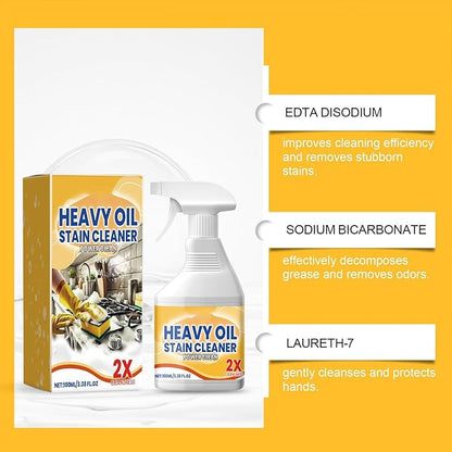 Kitchen Cabinet Cleaners and Polishers, All-Purpose Kitchen Heavy Oil Cleaning Agent, Grease Remover, Multipurpose Kitchens Cleaner Spray for Countertops,stovetop, Ovens and Appliances (3Pcs)
