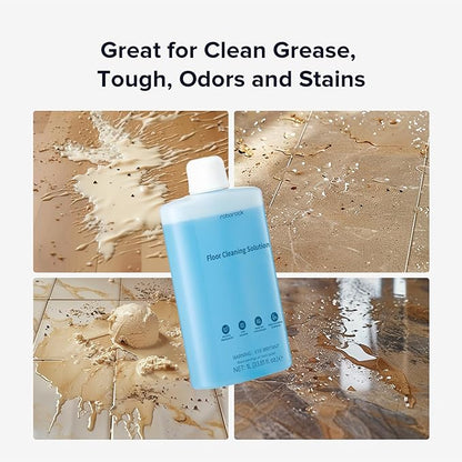 roborock Floor Cleaning Solution, Floor Cleaner for Hardwood, Compatible Robot Vacuums with Mopping and Wet and Dry Vacuum, 1L, 33.8 Fl. OZ