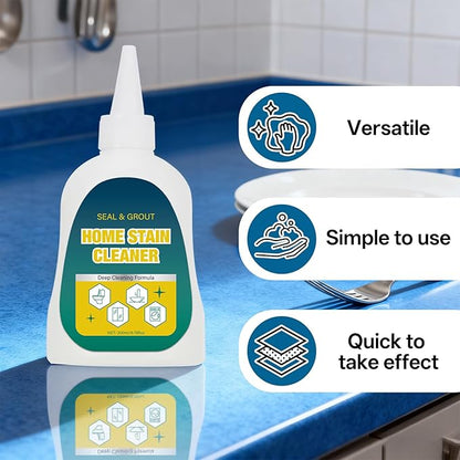 Home Stain Cleaner, 7 OZ Fast-Acting All-Purpose Deep Cleaning Gel for Bathroom, Kitchen, Laundry & Room, For Targets Tile Gaps, Washing Machine Seals, Fridge Rubber, Wall & Shower Stains