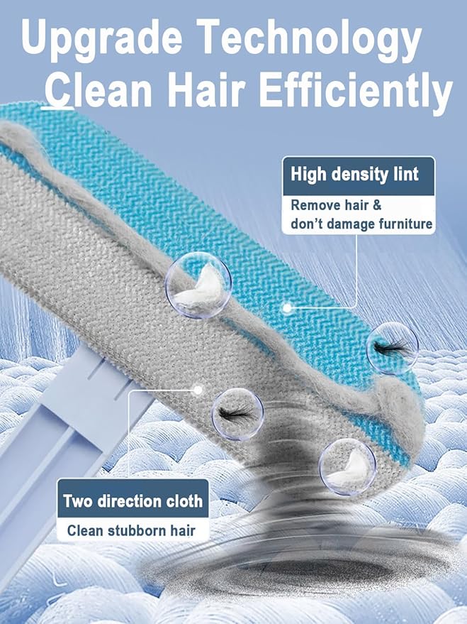 Multi Function Pet Hair Remover for Cat Dog, Pet Hair Cleaner, Fur Removal Tool, Washable brush for Bed, Sofa, Carpet, Rug, Car Mat, Clothes and Couch
