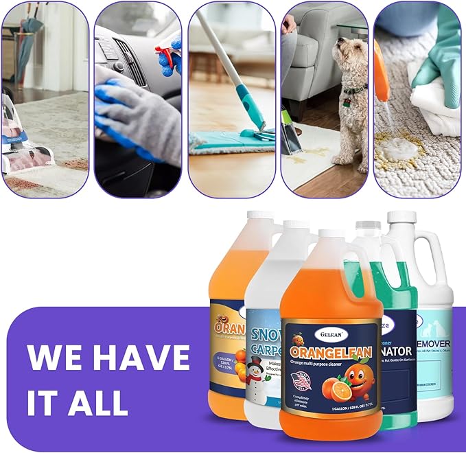 LAVENDER Multi Purpose Cleaner & Deodorant - MADE IN USA - Concentrate Lavender cleaner - Strong Odor Floor Cleaner - Floor Cleaner Odor eliminator 128oz