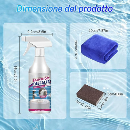 Bathroom Descaler Cleaner, 2026 New Multipurpose Stubborn Stains Cleaner, Bathroom Descaler Cleaners, Bathrooms Cleaning Foam Spray for Kitchen Bath Sink Glass (1)