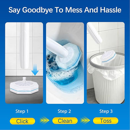 36 Count Toilet Wand Refills Compatible with Clorox Toilet Wand, Disposable Toilet Brush Heads, 5X Cleaning Power, Tear-Resistant, Fresh Scent