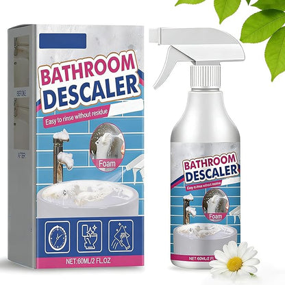 Heavy Duty Bathroom Scrubbing Solution, New Upgrade Bathroom Descaler, Stubborn Stains Cleaner, Bathroom Descaler Cleaners, All Purpose Bathroom Cleaner Spray for Home Kitchen (1PCS)