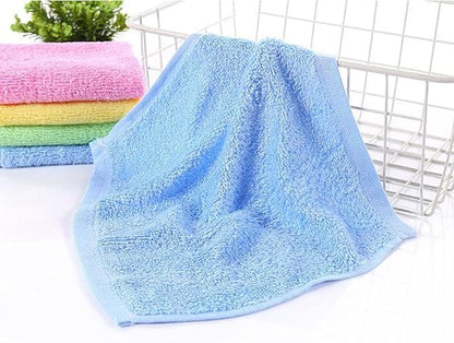 Bamboo Microfiber Cleaning Cloth,8 or 10Pcs Reusable Kitchen Wash Cloths,Wood Towels for Kitchen Window Glass Car (Blue,10inch, 8pcs)