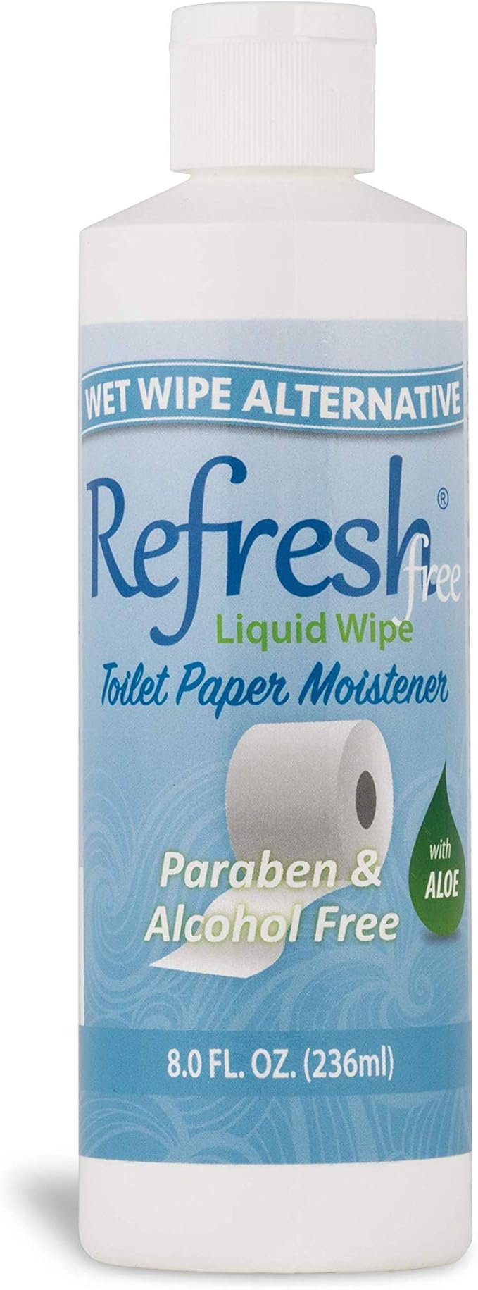 Refresh Liquid Wipe Free: Toilet Paper Foam (Sensitive Skin Refill, Refill 8 Fl Oz (1 Pack))