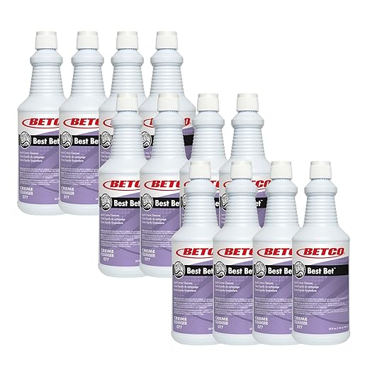 Betco Best Bet. Liquid Abrasive Crème Cleanser 32 oz. (Case of 12)