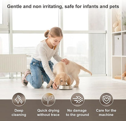 Floor Cleaning Solution Original Scent Compatible with Dreame Vacuum Cleaner Solution, Residue & Streak Free, Suitable for All Robot Vacuum Cleaners and Wireless Wet Dry Dual-Use Vacuum Cleaners