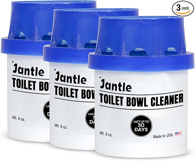 Automatic Toilet Bowl Cleaner Tablets – In-Tank Toilet Cleaners for Inside the Bowl – Long-Lasting, Easy to Use, Cleans & Deodorizes – 3 Pack