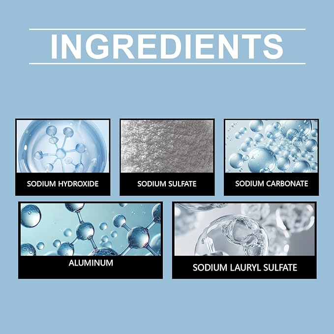 Drain Clog Remover, Powerful Pipe Dredging Agent, Sink & Drain Cleaner Powder, Dredging Agent for Kitchen Toilet Pipeline Quick Cleaning Tool (3)