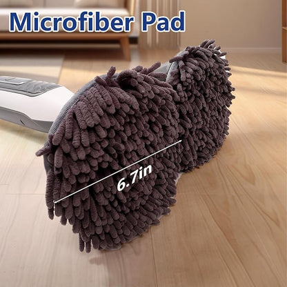 Upgrade S7000 Replacement Steam Mop Pads Kit for Shrak,S8201 S8001 S7001 S7201 S7000AMZ S7005 S7020 S7001C，All-in-One Hard Floor Steam Mop (6, Grey)