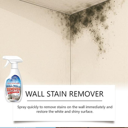 Highly Effective Removal Spray, 8.12 Fl.Oz Wall Cleaner Spray, 2026 New Multifunctional Cleaning Solution, Powerful Stain Remover for Wood, Tile, Fabric, Kitchen & Bathroom Surfaces (2PC)