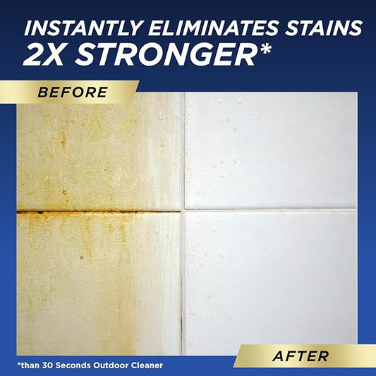 30 SECONDS Pro Mold and Mildew Stain Remover | Scrub Free | Brighter Results Instantly | Ready To Use | 1 Gallon (4 PACK)
