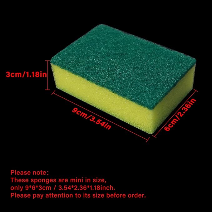 Sponge Individually Wrapped,Mini Individually Wrapped Sponges Small (360Pcs)
