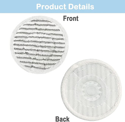 10 Pack S7001 Pads Replacement Steam Mop Pads for Shark S7001 S8201 S7000AMZ S8001 S7000 S7001TGT S7201 S7005 S7020 Series Steam Mop Pads Steam & Scrub All-in-One Scrubbing Mop Pads Part #: XKITP7000