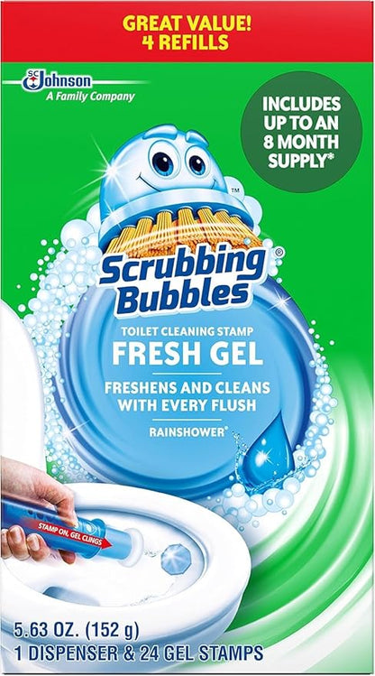 Scrubbing Bubbles Fresh Clean Toilet Cleaning Gel Discs, 24 count, 5.36 o