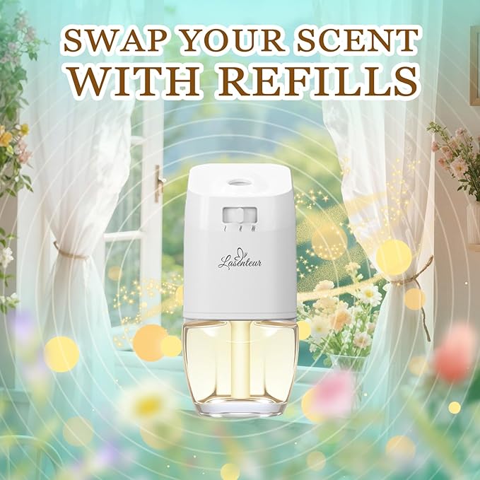 Plug In Refills Air Freshener 12 Pack – Ocean Breeze, Fresh Linen, Bohemia Forest, Winds in Summer, Scented Refill for Home, Bathrooms Use, Compatible with Air Wick & Glade, Not for Glade Plus