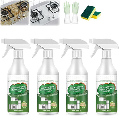 Multi-Purpose Enzyme Foam Cleaner, Versatile – Kitchen & Home, Bathroom Descaler Foam Cleaner Spray (4PCS)