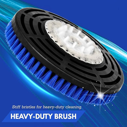 Frescares S7001 Upgraded Replacement Steam Mop Brush Head for Shark,S8201 S8001 S7000 S7201 S7000AMZ S7005 S7020 S7001C Scrubbing and Sanitizing Hard Floor Steam Mop Pads (2Blue)