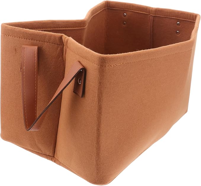 DECHOUS Laundry Basket Organizer Nonwovens Storage Basket Portable Desktop Organizer Cute