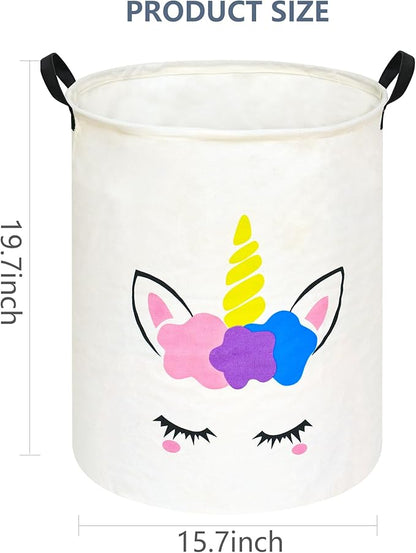 Round Laundry Basket Storage Bins Nursery Hamper Gift Baskets for Home,Office,Home Decor