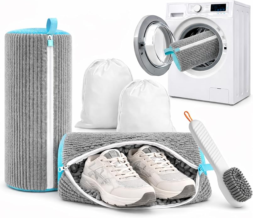 Shoe Washing Machine Bag – Sneaker Washing Machine Bag, Mesh Laundry Bags for Delicates