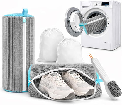 Shoe Washing Machine Bag – Sneaker Washing Machine Bag, Mesh Laundry Bags for Delicates