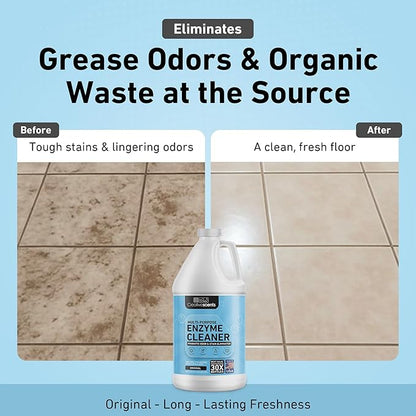 Creative Scents Multipurpose Enzyme Cleaner & Odor Remover | Deodorizer for Floor, Carpet, Drain, Pipes | Pet Urine Odor Eliminator | Enzyme Cleaner for Cat Urine & Dog Poop | Half Gallon - Original