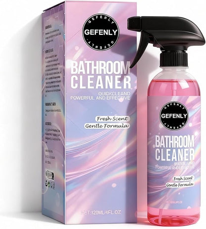 Bathroom Cleaner - 4.22 Fl Oz Bathroom Descaler Foam Cleaner, Gentle Formula Foaming Bathroom Cleaner, Bath Room Spray for Showers, Bathtubs, Glass Surface (1 PC)